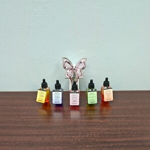 Bath & Body Works BOW BUTTERFLY Wallflowers Scent Control Plug + Wallflowers
